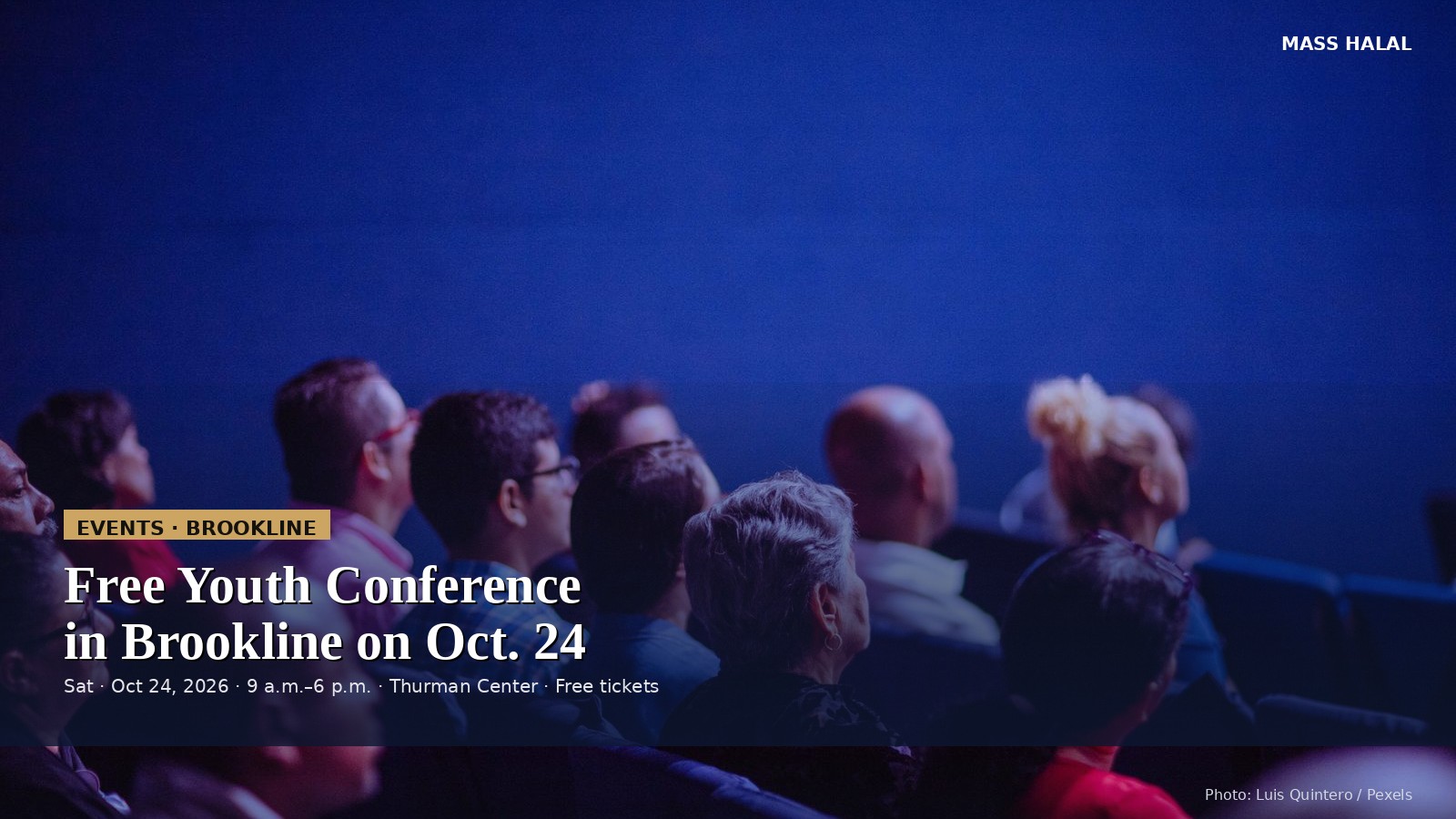 Conference audience. Photo: Luis Quintero / Pexels