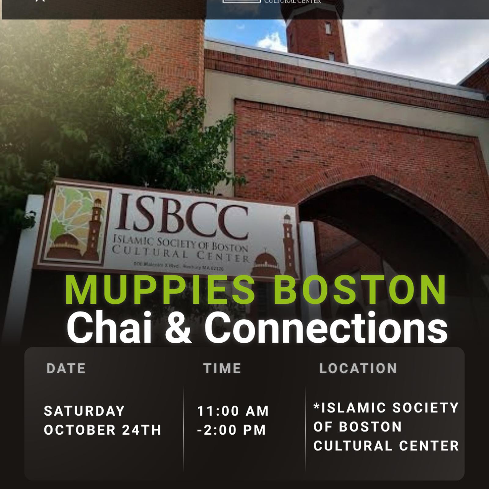 Muppies Boston: Chai & Connections — event image