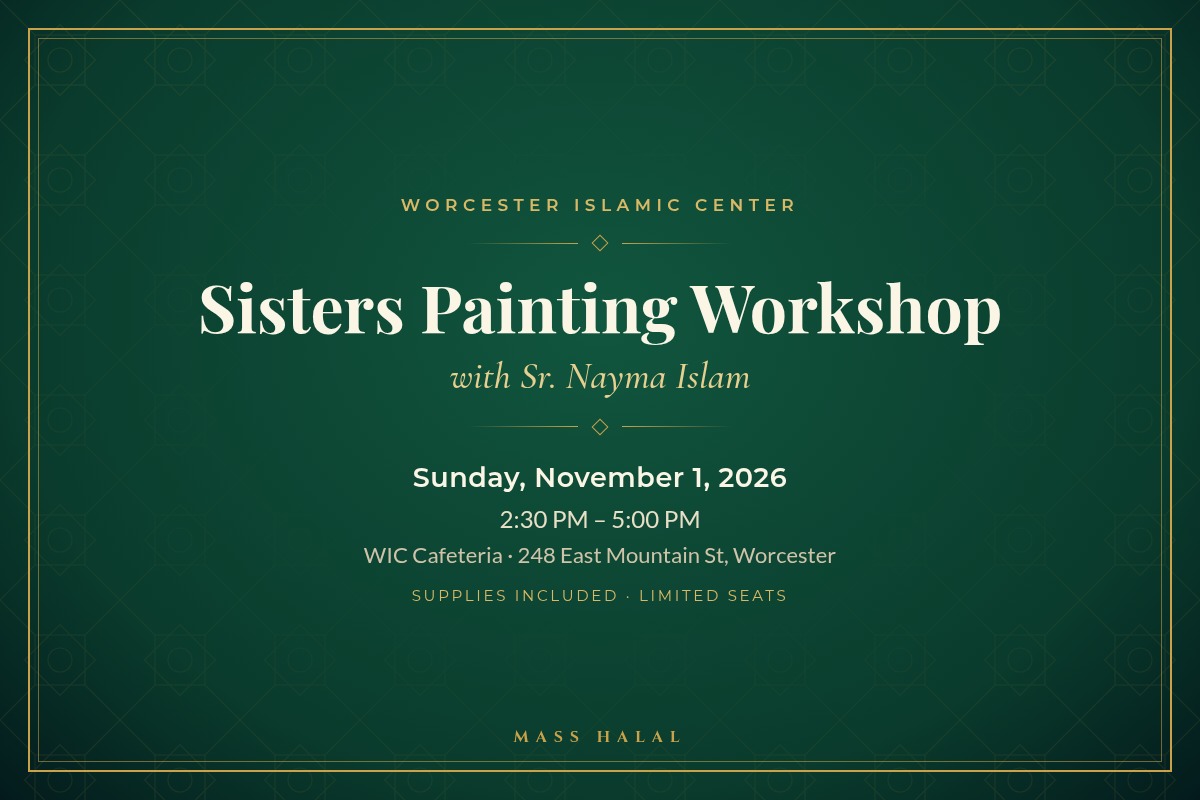 WIC Sisters Painting Workshop (with Sr. Nayma Islam) — event image